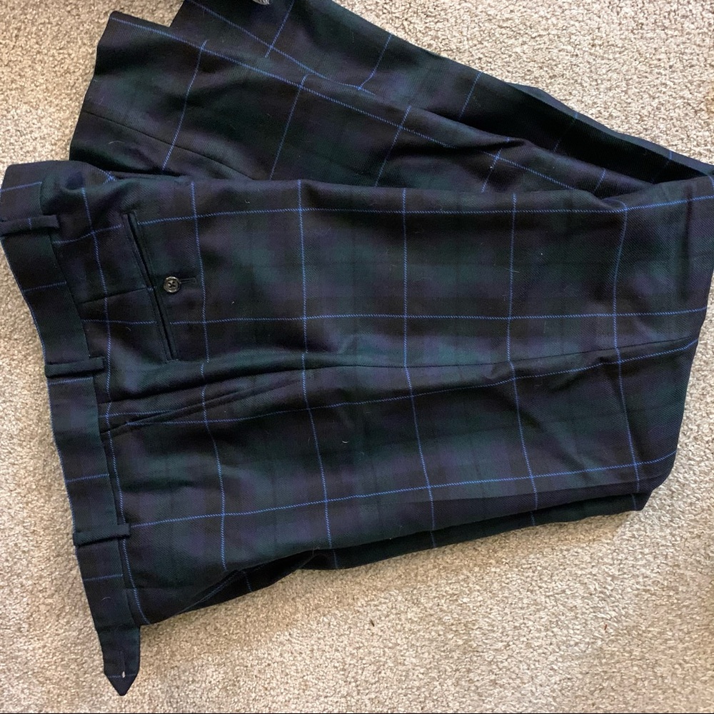 Plaid patterned vineyard vines dress pants